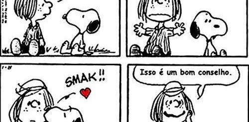 Carinho Snoopy amizade cartoon mensagem